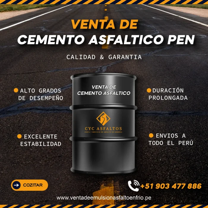 Venta de Cemento Asfaltico Pen en Lima